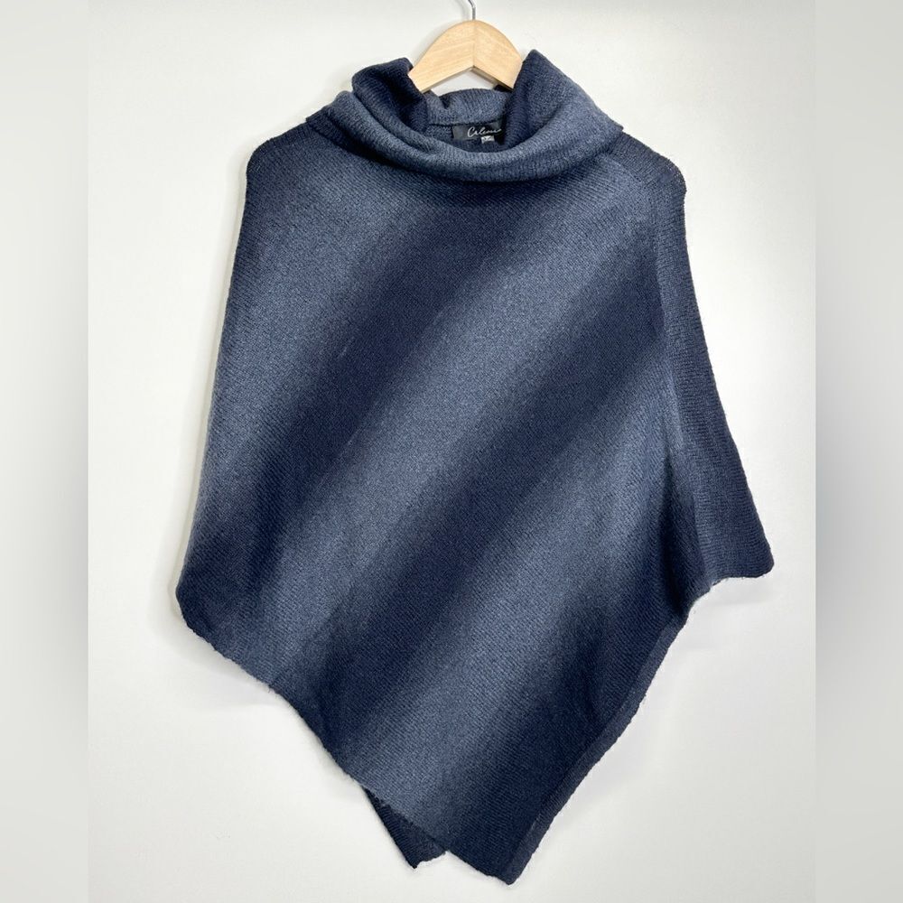 Wool Blend‎ Women’s Blue Cowl Neck Size S/M